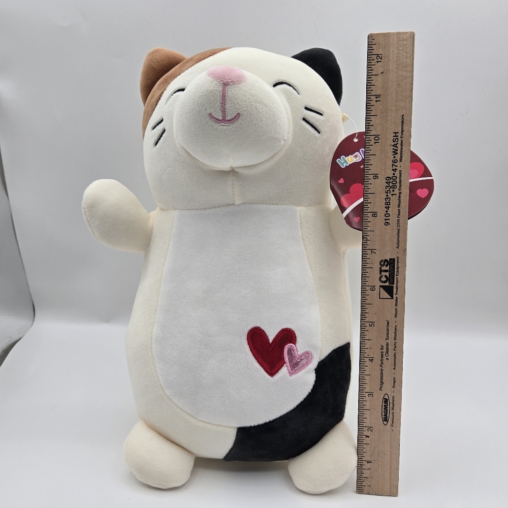 NEW Squishmallows Hug Mees Cam Calico Cat Valentines Plush Stuffed Animal 12" - Picture 10 of 14